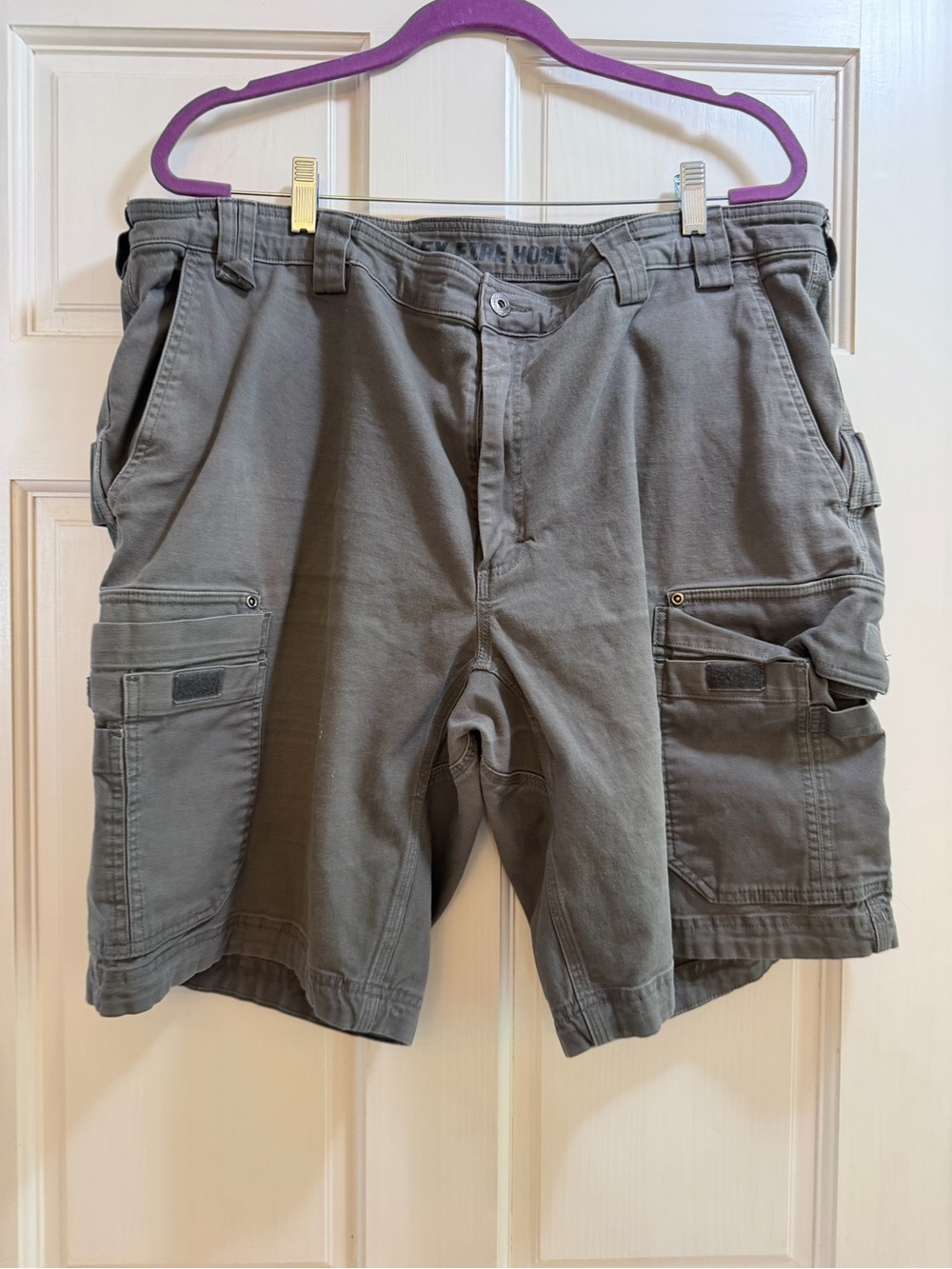 Duluth Trading Co Grey Cargo Work Shorts
